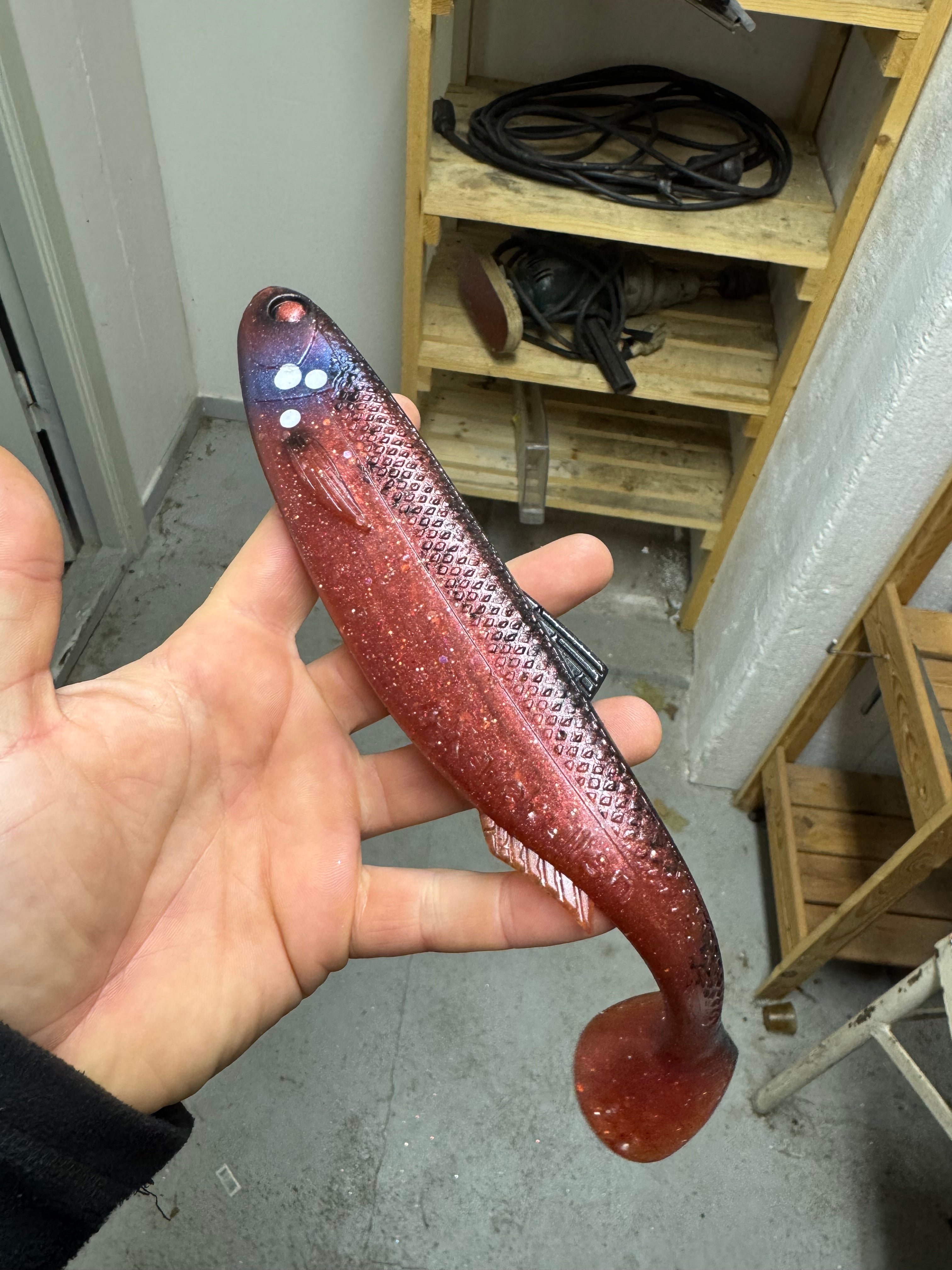 Slinko Shad 25cm - Red Ghost
