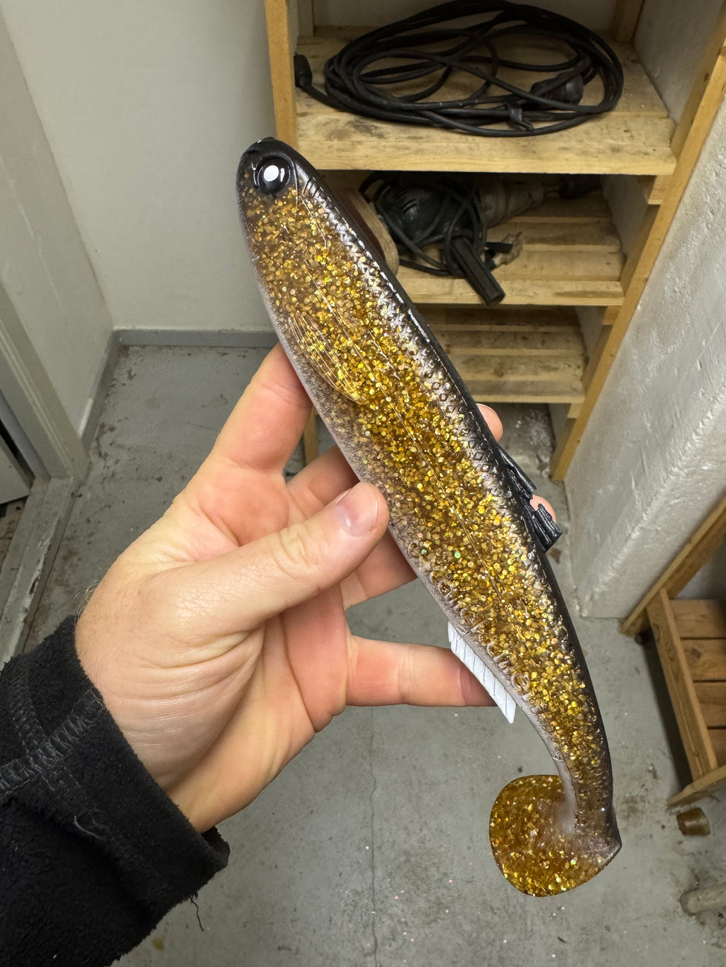 Slinko Shad 25cm - Goldie Recycle