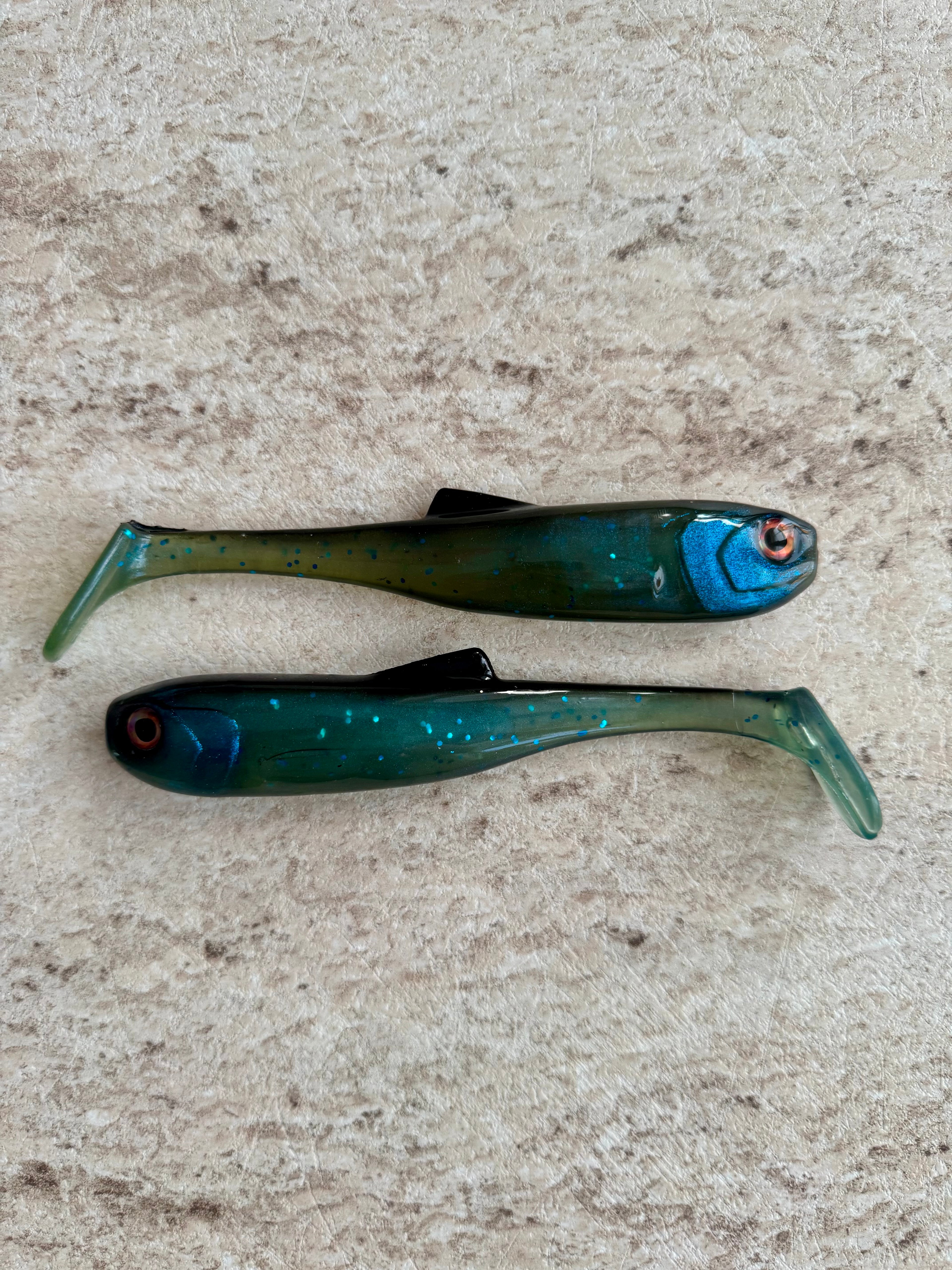 Nestro Shad 15cm 2-pack (Shiny Blue)