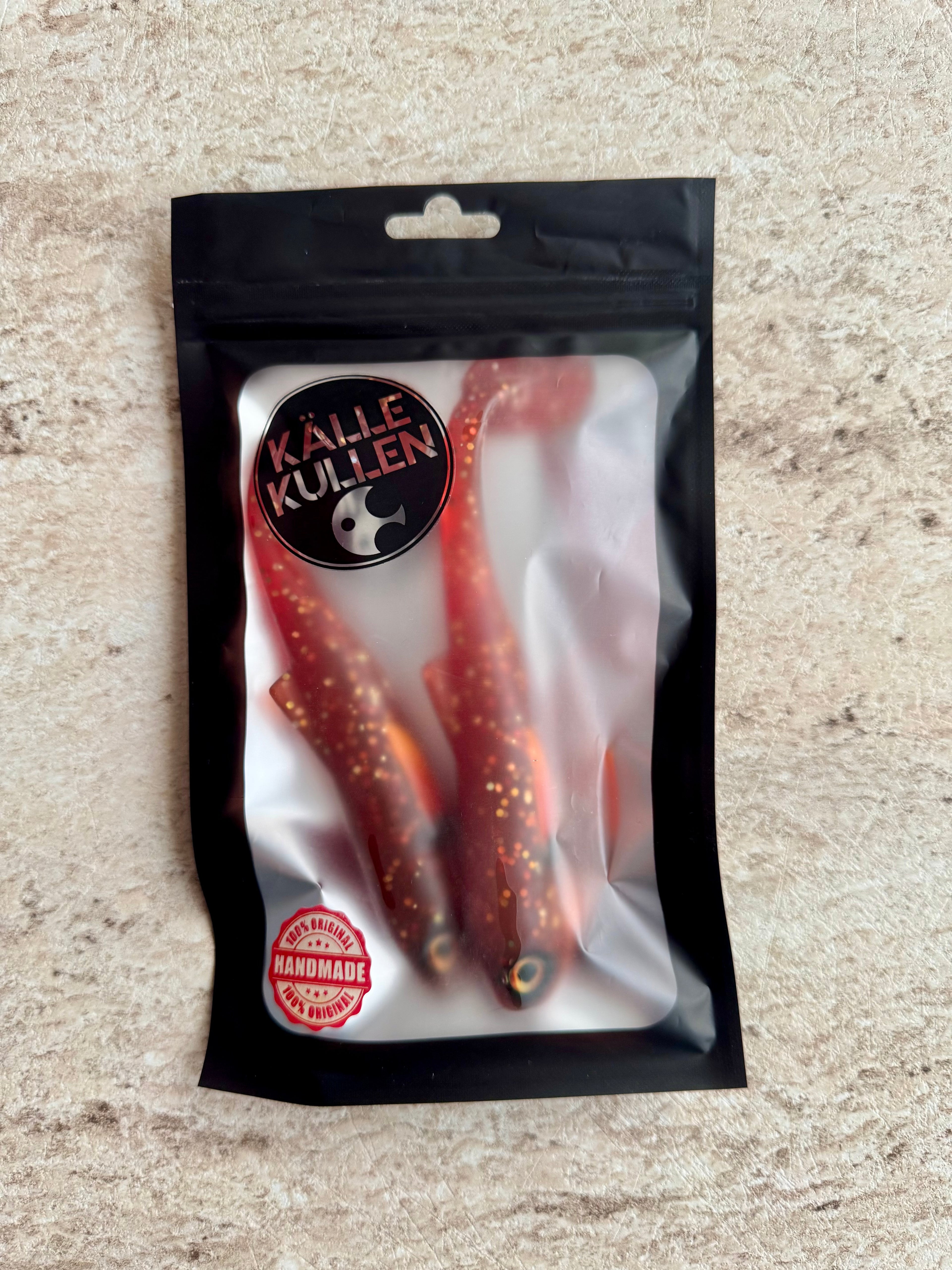 Nestro Shad 15cm 2-pack (Red Motoroil)