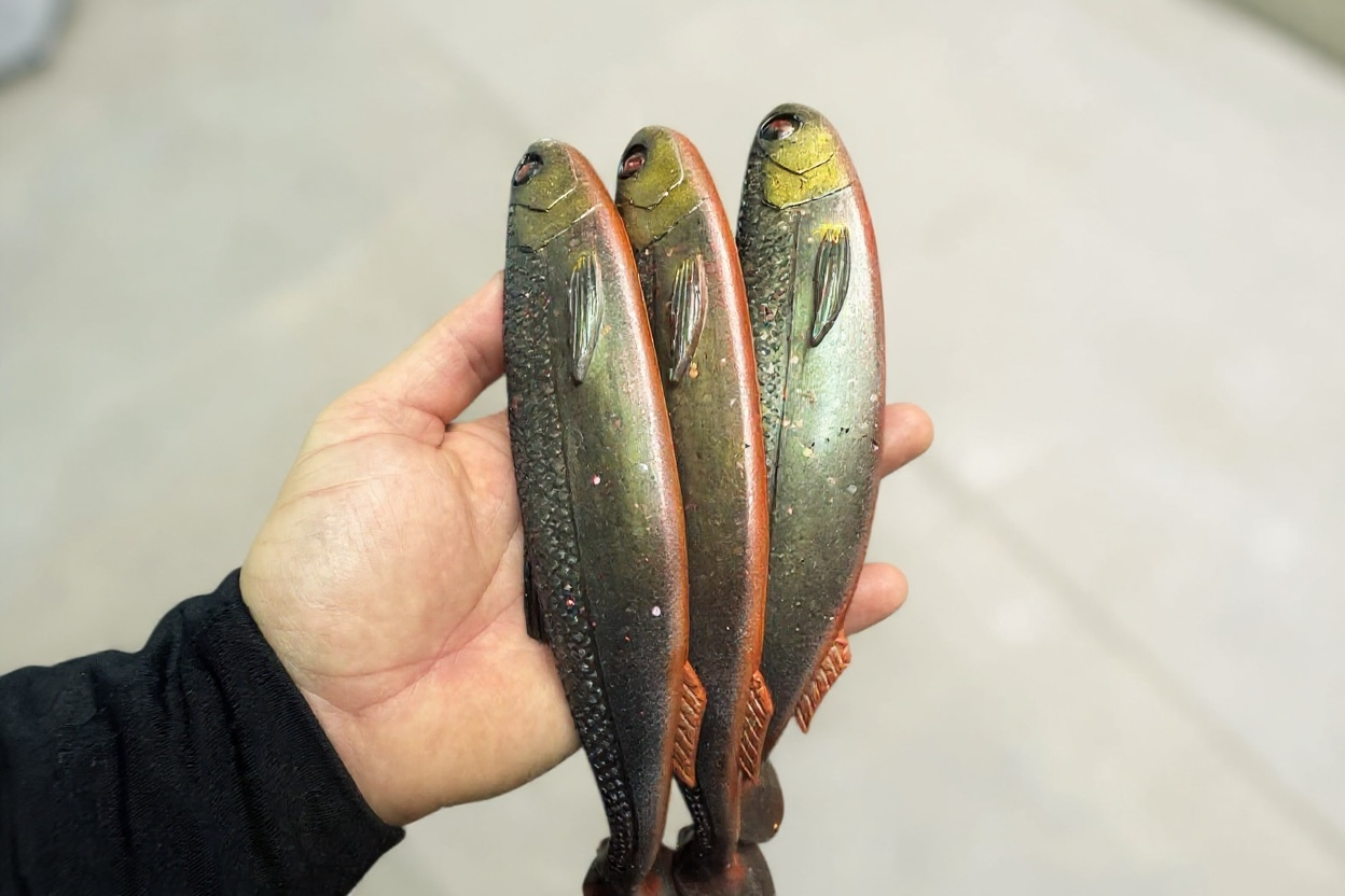 Slinko Shad 25cm - Kiwi/Motoroil