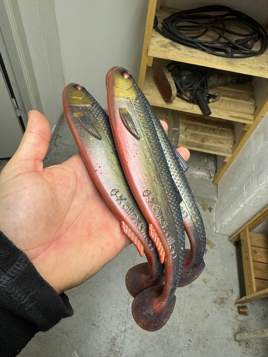 Slinko Shad 25cm - Kiwi/Motoroil